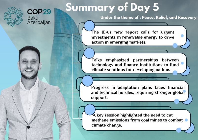 Day 5 of COP29: Focus on Energy