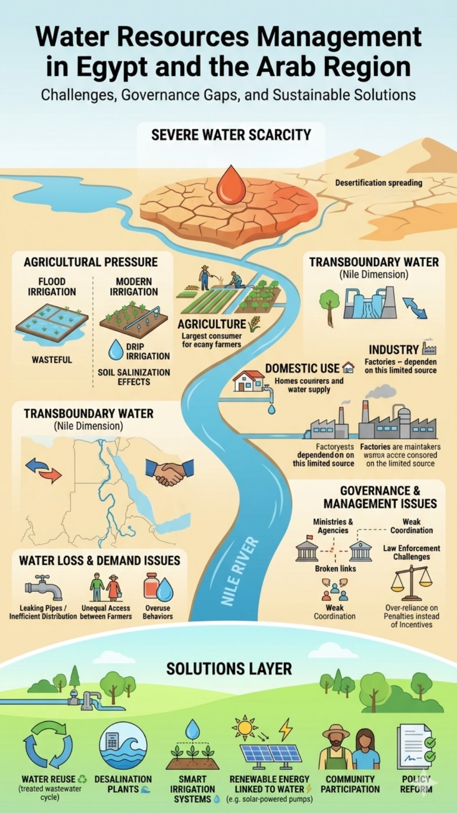 تقرير ملخص عن ورشة عمل دبلوماسية المياه – الجلسة المتعلقة بإدارة الموارد المائية